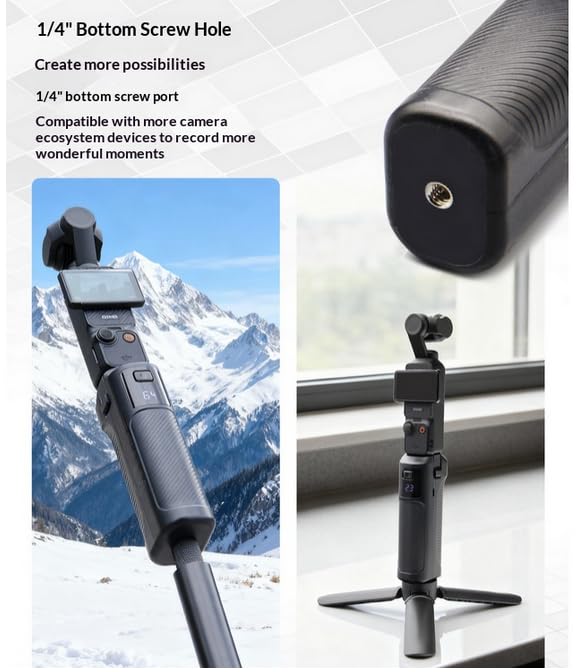 Amazon | DJI OSMO Pocket 4/Pocket 3 対応 バッテリーハンドル